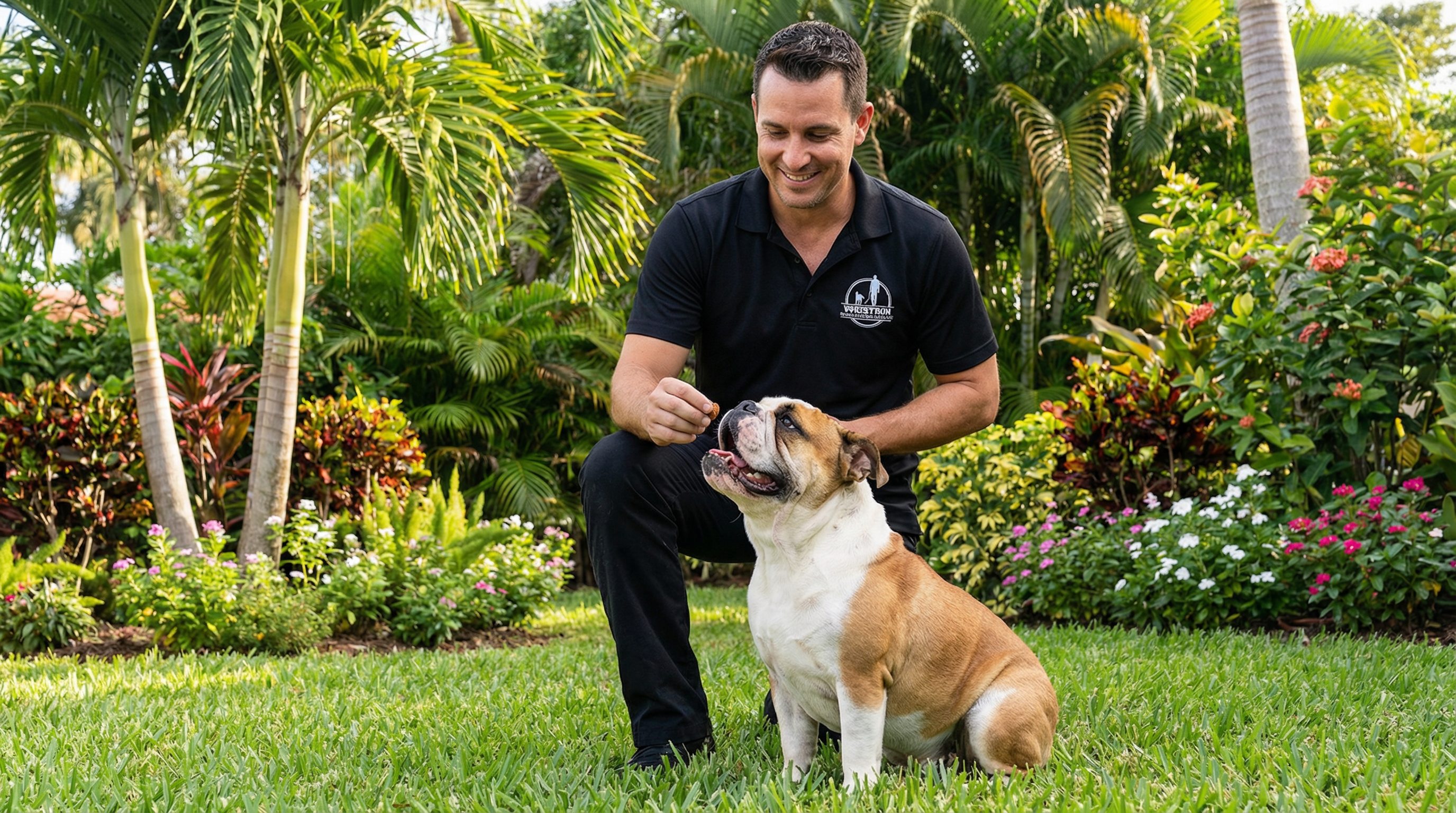 Happy dog training in Lauderhill