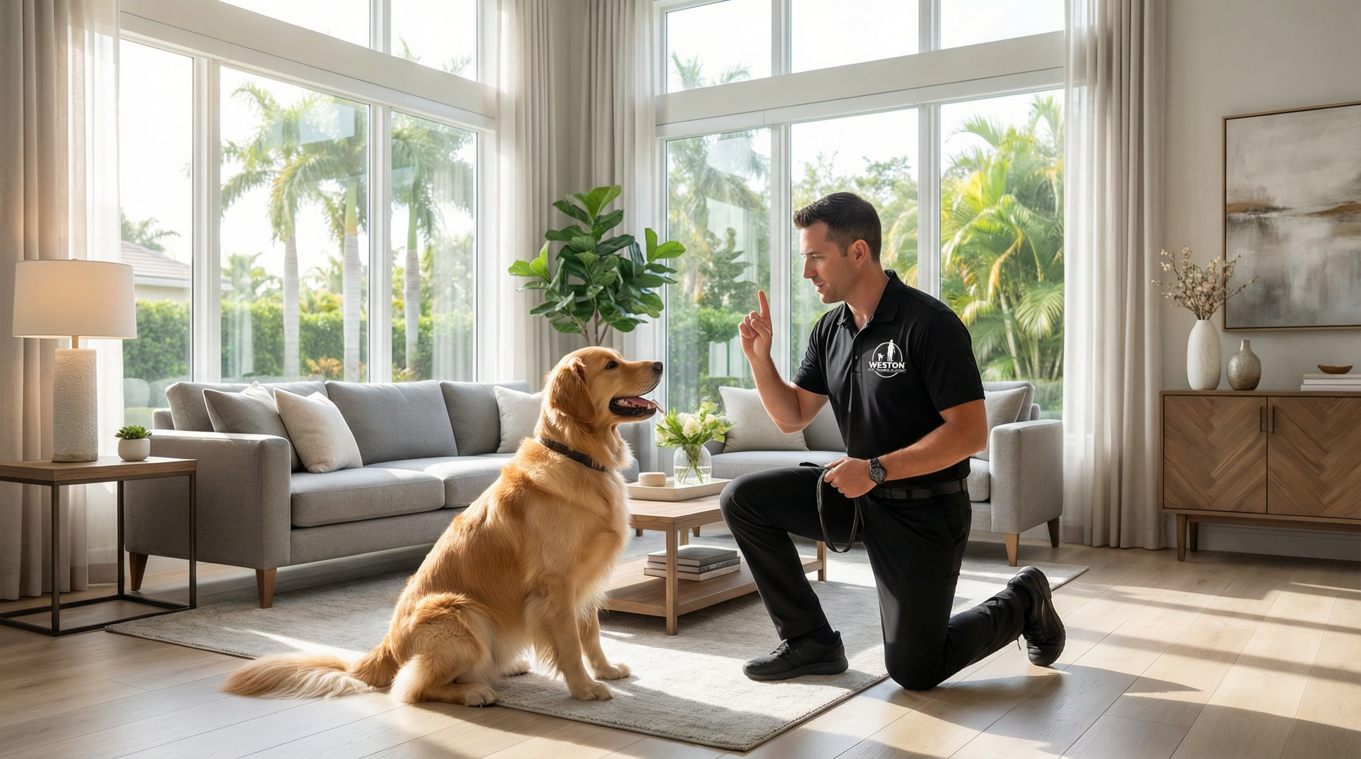 Dog Training Background in Plantation