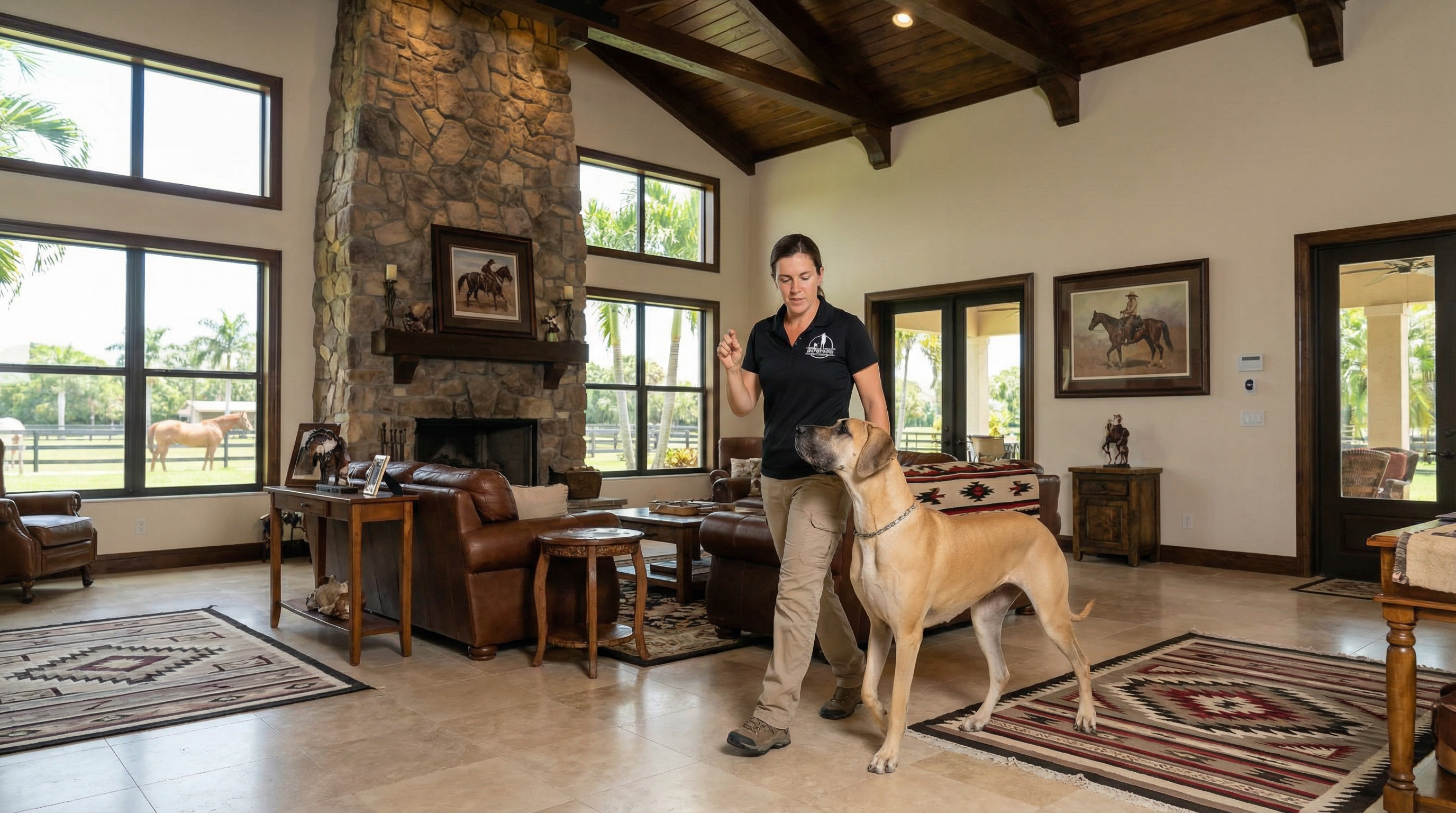Private in-home dog training session in Southwest Ranches