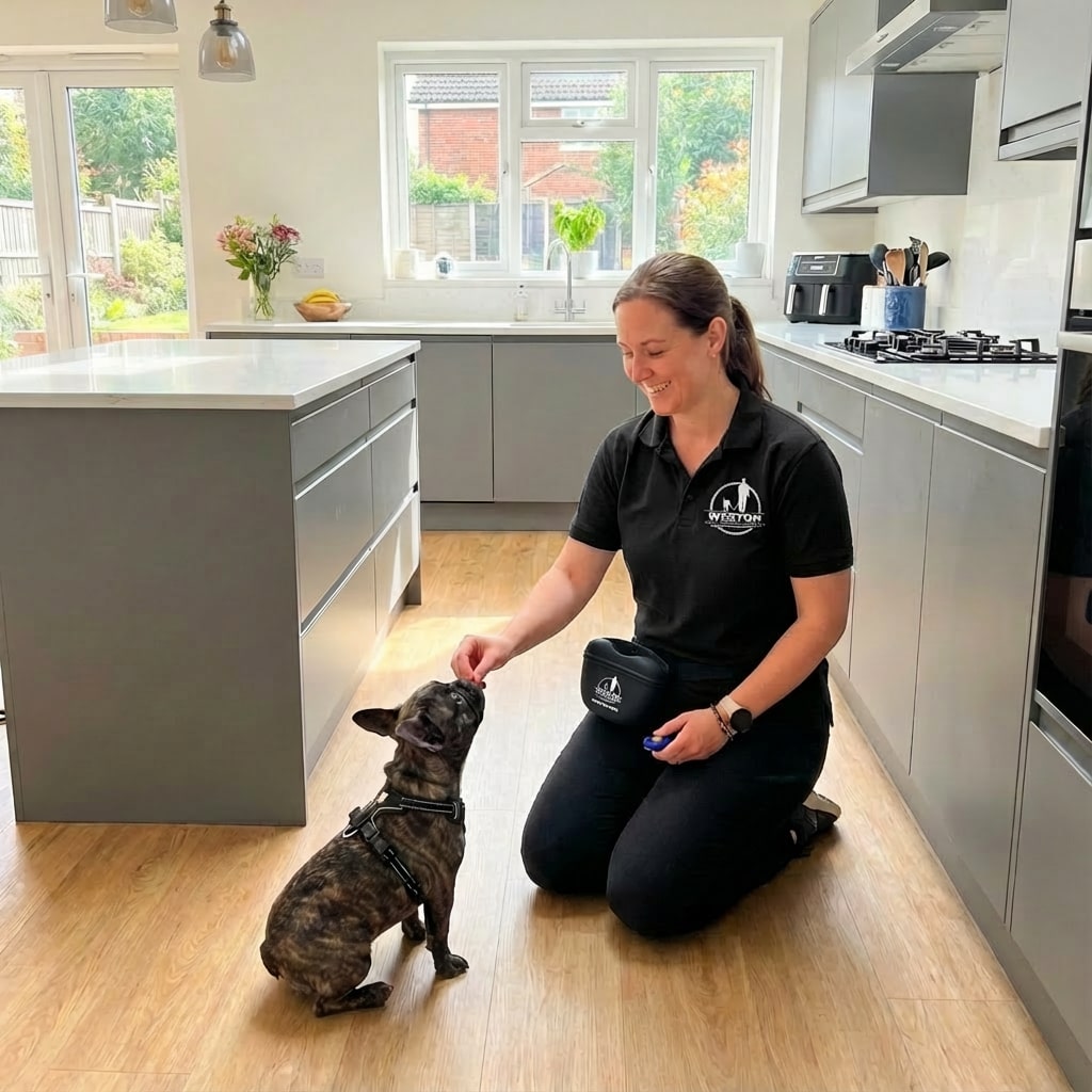 Happy dog training in Fort Lauderdale