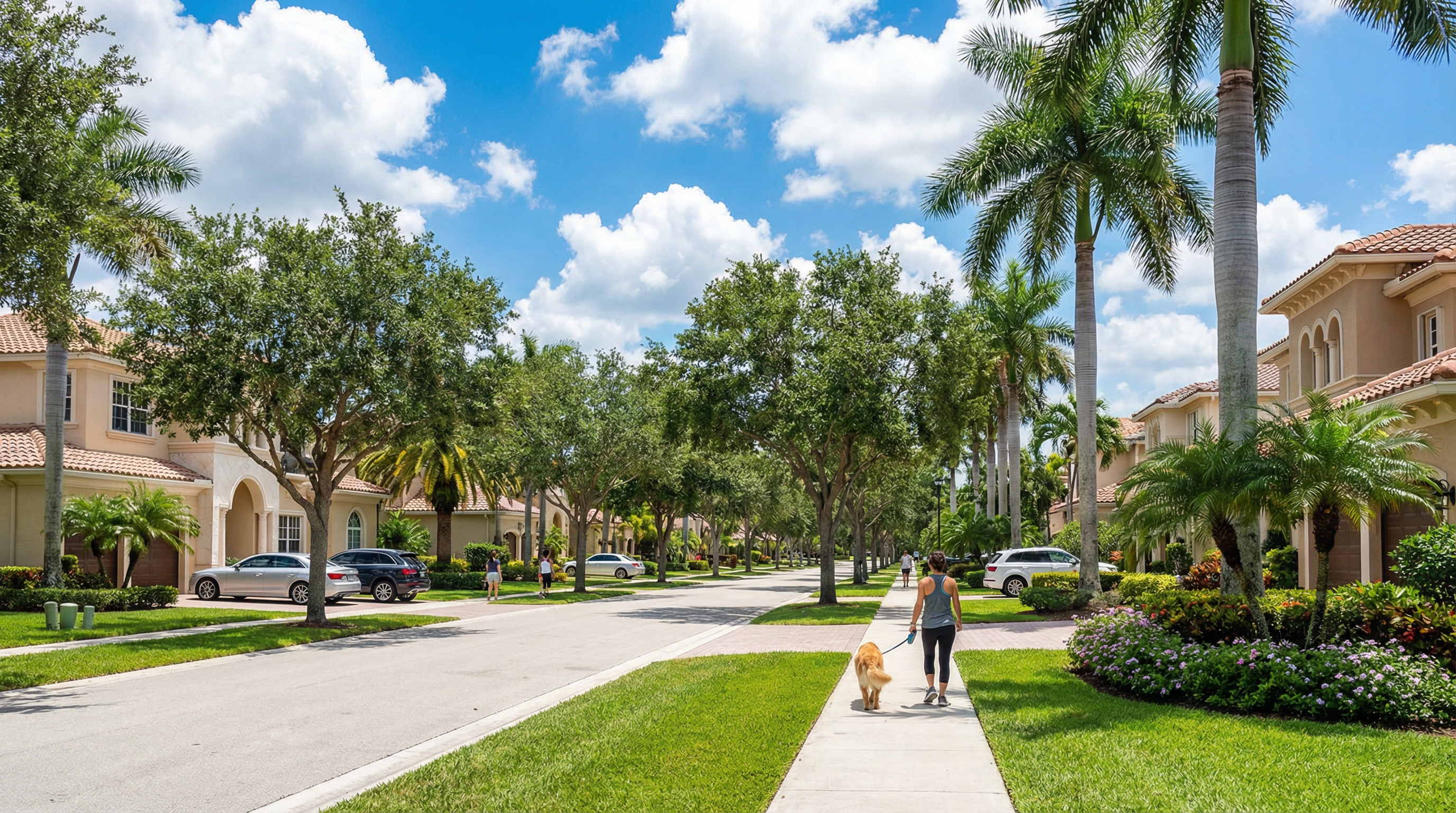 Beautiful neighborhood in Weston, FL